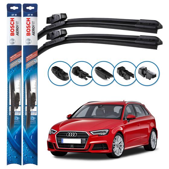 Imagem de Par de Palhetas Limpador Parabrisa Multiclip Original Bosch Audi A3 Sportback 2012 a 2020