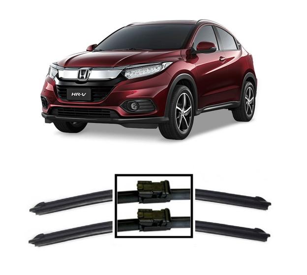 Imagem de Par de Palhetas para Limpador de Parabrisa Dianteiro para Honda HRV ano 2018 2019 2020 2021