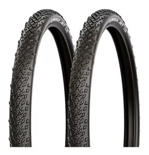 Imagem de Par De Pneu Mtb Aro 29X2.25 Jet Arame Preto Michelin