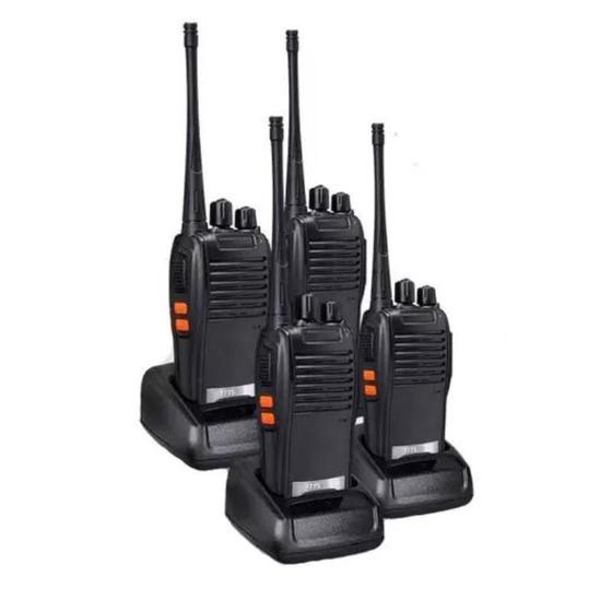 Par De Rádio Walkie Talkie Bf 777S - Kit Com 4 Unidades - Virtual Disk Imagem de Par De Rádio Walkie Talkie Bf 777S - Kit Com 4 Unidades