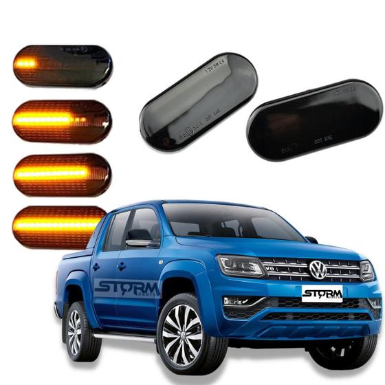 Imagem de Par De Seta Pisca Sequencial Vw Amarok Volkswagen Luz Led