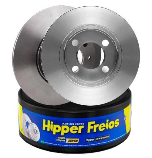 Imagem de Par Disco Freio 307 1.6 Traseiro Solido Sem Cubo 247Mm 4 Furos Hf746 Hipper Freios