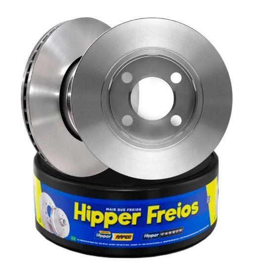 Imagem de Par Disco Freio Hb20 1.0 Dianteiro Ventilado Sem Cubo 256Mm 4 Furos Hf325J Hipper Freios