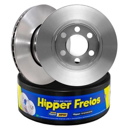 Imagem de Par Disco Freio Hilux 2.5 Dianteiro Ventilado Sem Cubo 319Mm 6 Furos Hf512 Hipper Freios