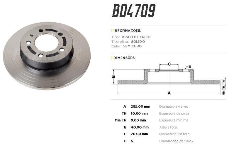 Imagem de Par Disco Freio Sólido Traseiro J5 2016 1.5