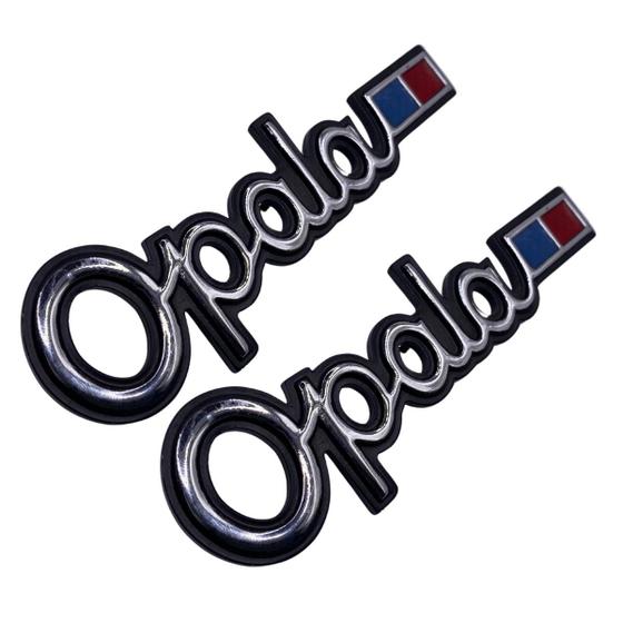 Imagem de Par Emblema Opala Bandeirinha SS Standard 75 76 77 78 79