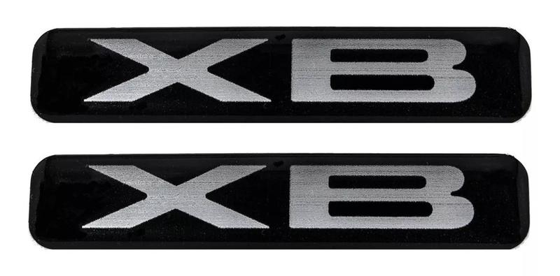 Imagem de Par Emblema Xb Resinado P/ Para-lama Mitsubishi L200 Triton