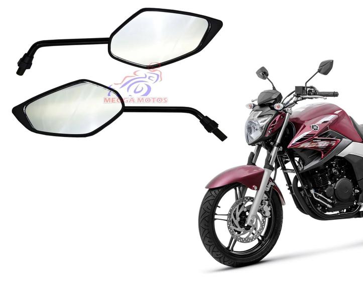 Imagem de Par Espelho Retrovisor Yamaha Ys Fazer 150 250 - Somente Para Motos Yamaha