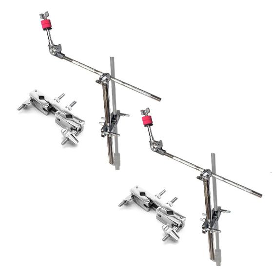 Imagem de Par Extensor Torelli Girafa Com Clamp Para Prato De Bateria Ian 160