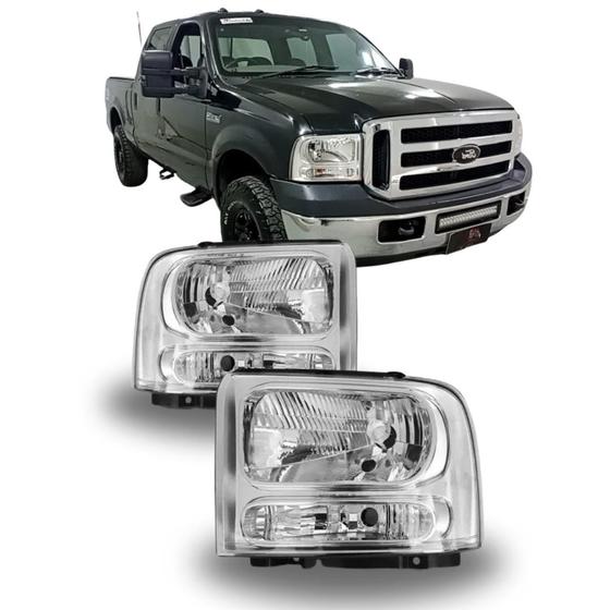 Imagem de Par Farol 2010/07 F250 F350 F4000