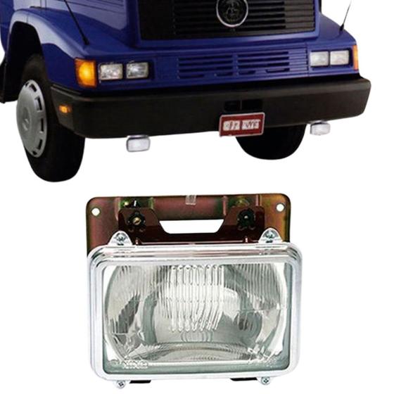 Imagem de Par Farol Alto Baixo Mb Hpn Bicudinho O371 1991 Ate 1995 Usa Lampada H4