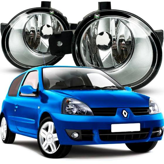 Imagem de Par Farol Auxiliar Milha Clio 2003 2004 2005 2006 2007 2008 2009 2010 2011