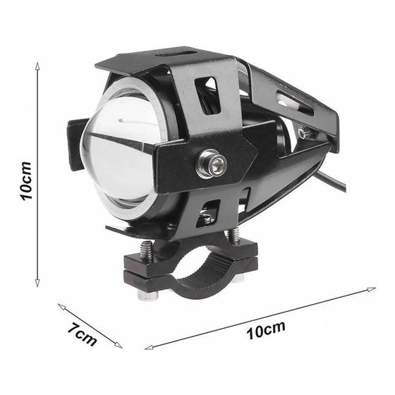 Imagem de Par Farol Auxiliar Milha Led U5 6500k Nc 750x Cbr 650f