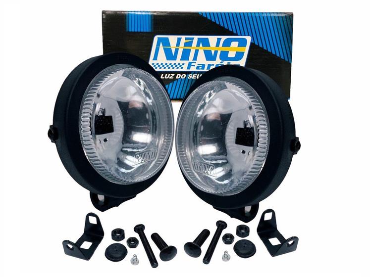 Par Farol Auxiliar Redondo Longo Alcance Universal Nino F11V 85MM Menor preço em Par Farol Auxiliar Redondo Longo Alcance Universal Nino F11V 85MM