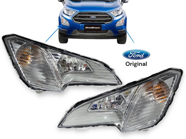 Imagem de Par Farol Auxiliar Seta Original Nova Ecosport Após 2018