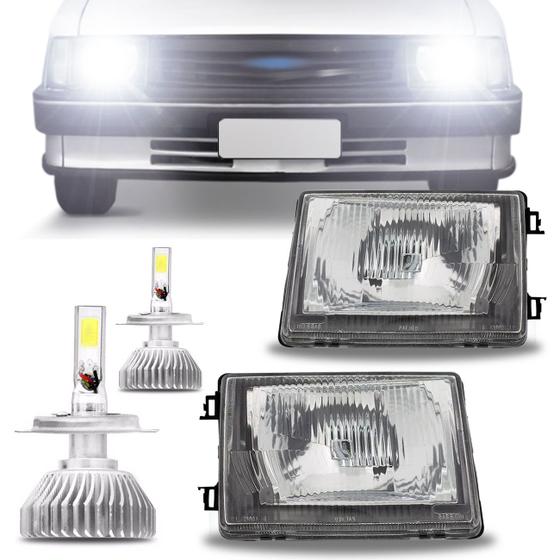 Par Farol Chevette Marajó Chevy 83 a 93 Máscara Cromada + Par Lâmpada Super LED 3D 6000K é boa?