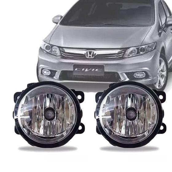 Imagem de Par Farol De Milha Auxiliar Honda Civic 2013 2014 2015