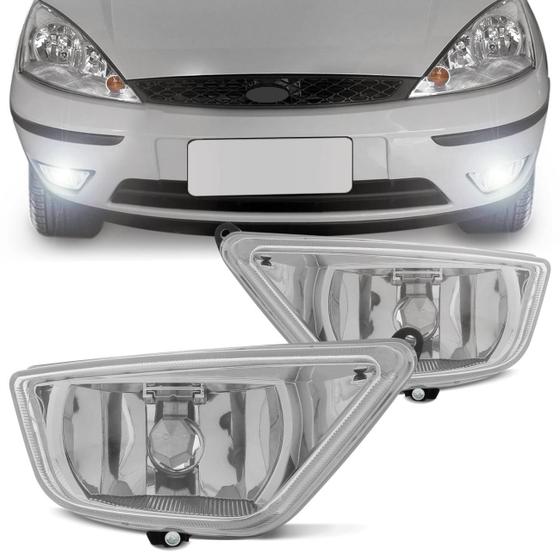 Par Farol de Milha Focus Hatch Sedan 2004 2005 2006 2007 Auxiliar Neblina Menor preço em Par Farol de Milha Focus Hatch Sedan 2004 2005 2006 2007 Auxiliar Neblina