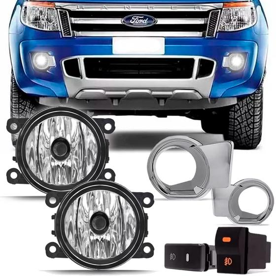 Imagem de Par Farol De Milha Neblina Ford Ranger 2012 2013 2014 2015