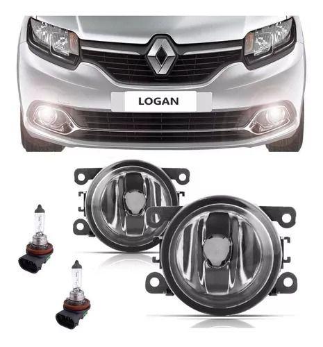 Imagem de Par Farol De Milha Renault Logan 2014 2015 2016 + Lâmpada