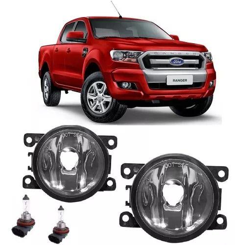 Par Farol De Milha Universal Ford Ranger 2017 2018 2019 2020 + Lâmpada ...