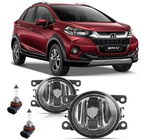 Imagem de Par Farol De Milha Universal Honda WRV 2016 2017 2018 2019 2020 2021 + Lâmpada