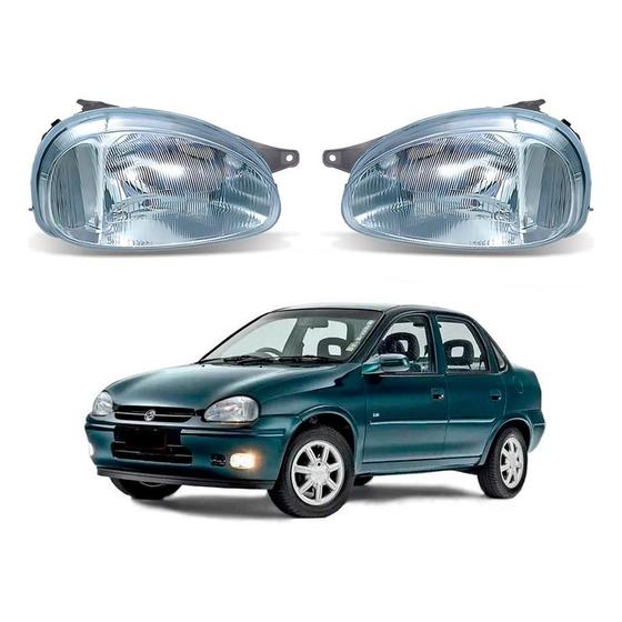 Imagem de Par Farol Dianteiro Corsa Sedan 1.0 1999 A 2002