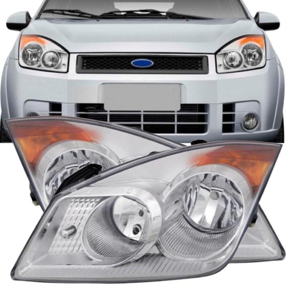 Imagem de  Par Farol Dianteiro Ford Fiesta 2008 2009 2010