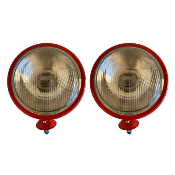 Imagem de Par Farol Dianteiro Para trator Massey 50x/55x/65x/85x/95x H5