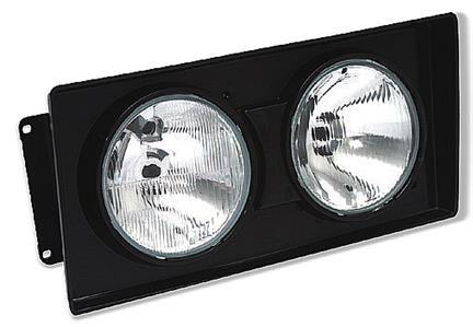 PAR FAROL DUPLO MOLDURA PRETA VOLKSWAGEN LINHA PESADA 2000 em Diante USA LÂMPADA H1 / H1 Menor preço em PAR FAROL DUPLO MOLDURA PRETA VOLKSWAGEN LINHA PESADA 2000 em Diante USA LÂMPADA H1 / H1