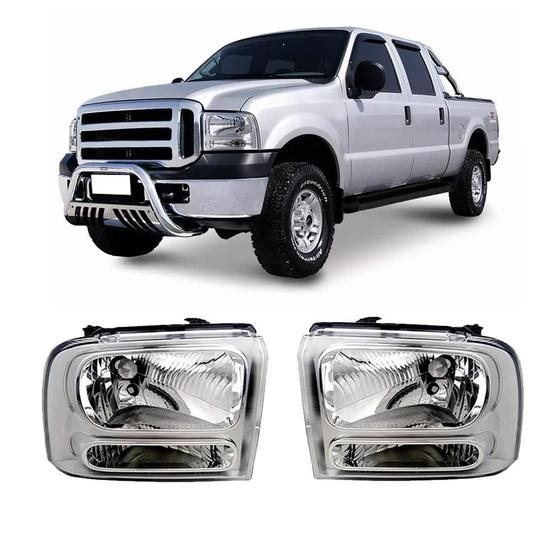 Imagem de Par Farol Ford F250 2006/2014 Tyc