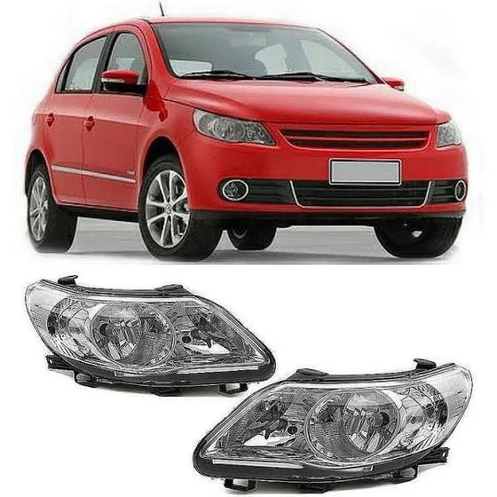Imagem de Par farol gol g5 2009 à 2012 foco duplo