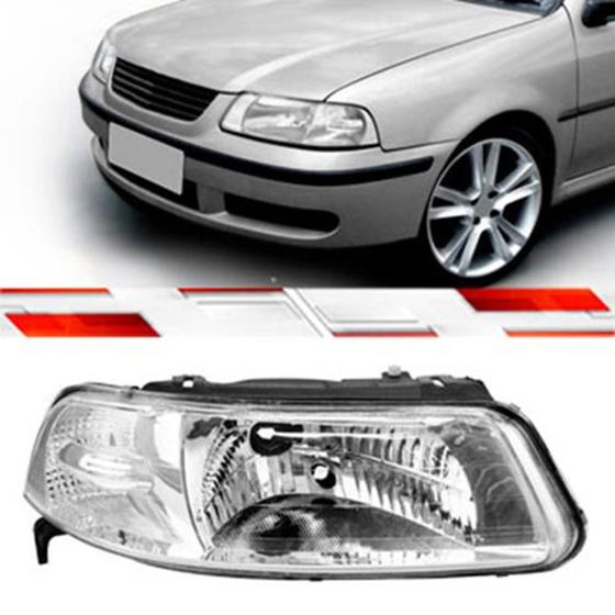 Imagem de Par Farol Gol Parati Saveiro G3 1999 Ate 2005