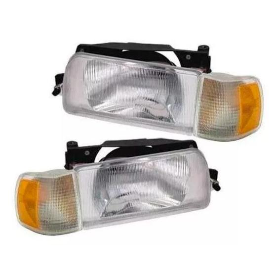 Imagem de Par Farol Gol Saveiro 91 92 93 94 Com pisca