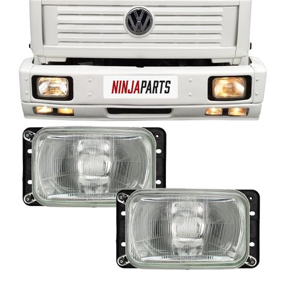 Imagem de Par farol h4 caminhão vw pesado 94/99 - nino