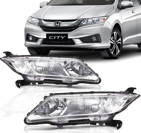 Imagem de Par Farol Honda City 2015 2016 2017 15 16 17