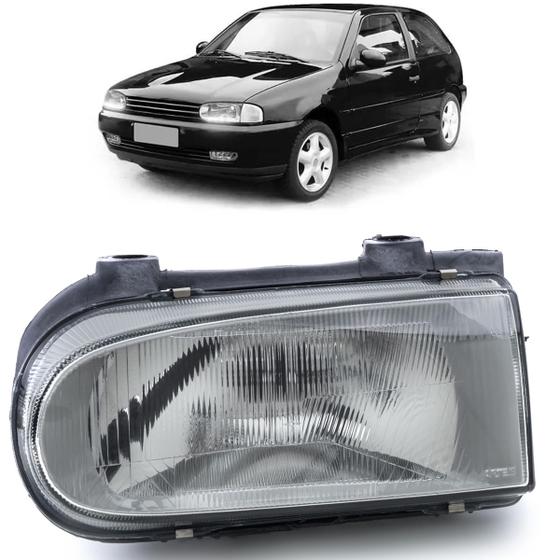 Par Farol Mascara Cinza Gol G2 Bola 1995 Ate 2003 Usa Lampada H4 Menor preço em Par Farol Mascara Cinza Gol G2 Bola 1995 Ate 2003 Usa Lampada H4