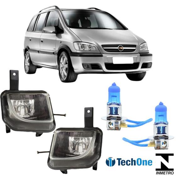 Imagem de Par farol milha chevrolet zafira 2005 a 2012 e super branca