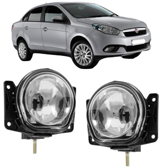 Imagem de Par farol milha fiat grand siena 2013 a 2020