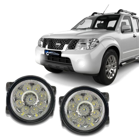 Imagem de Par Farol Milha Led Integrado Nissan Frontier 2014 2015 2016