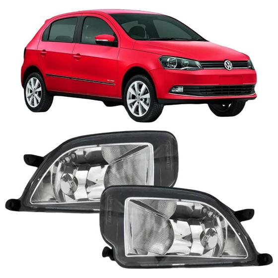 Imagem de Par farol milha volkswagen gol g6 2012 2013 2014 2015 2016