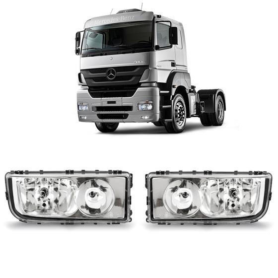 Imagem de Par Farol Principal Caminhão Mercedes Benz Axor