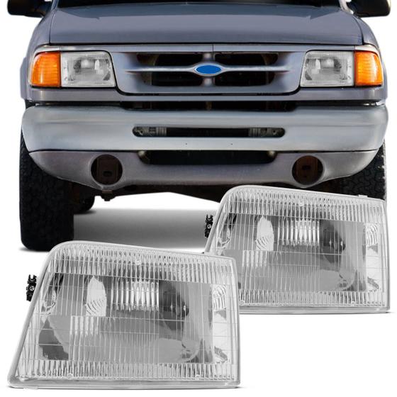 Par Farol Ranger 1993 1994 1995 1996 1997 Máscara Cromada Foco Simples Menor preço em Par Farol Ranger 1993 1994 1995 1996 1997 Máscara Cromada Foco Simples