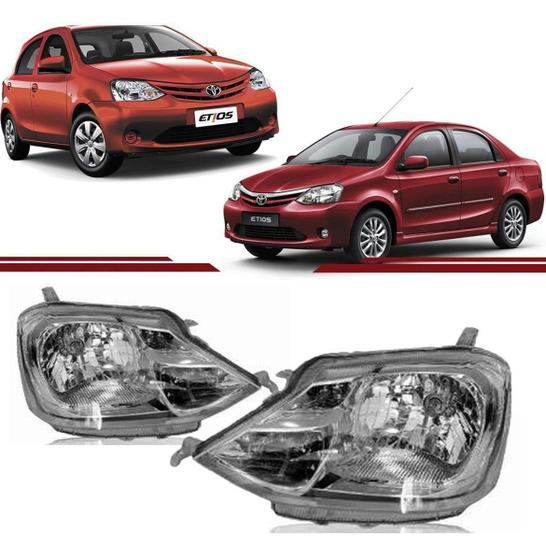 Imagem de Par Farol Toyota Etios Sedan Hatch 2013 2014 2015 Marca: Tyc