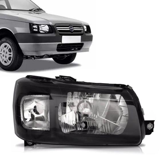 Par farol uno fiorino 2004 até 2014 máscara negra Menor preço em Par farol uno fiorino 2004 até 2014 máscara negra