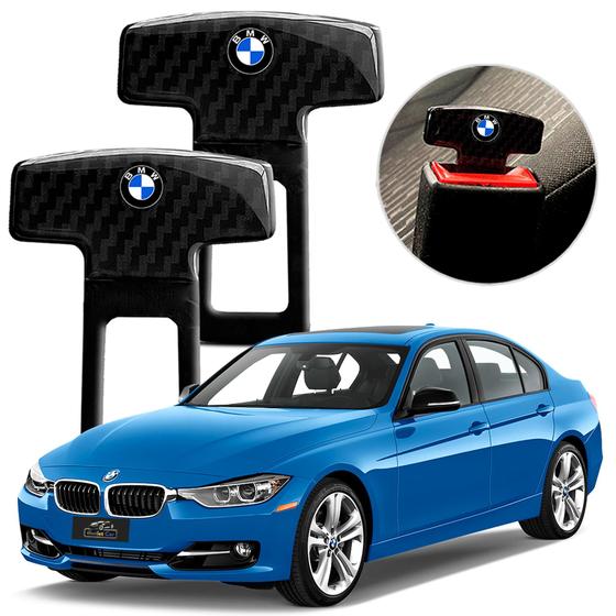 Imagem de Par Fivela Anti Som Cinto Trava Seguranca Bmw 320i X1 X6