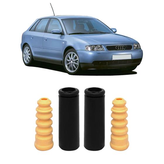 Imagem de Par Guarda Pó Batente Traseiro Audi A3 2002 2003 2004 2005