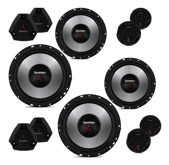 Par Kit 2 Vias 6 Bomber Upgrade 200 Watts Rms Menor preço em Par Kit 2 Vias 6 Bomber Upgrade 200 Watts Rms