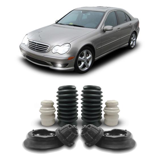 Imagem de Par Kit Amortecedor Dianteiro Mercedes C180 W203 2002 a 2007