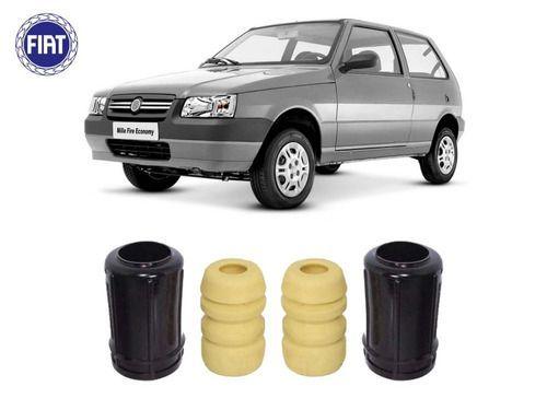 Imagem de Par Kit Batente Coifa Amortecedor Dianteiro Fiat Uno 2000 2001 2002